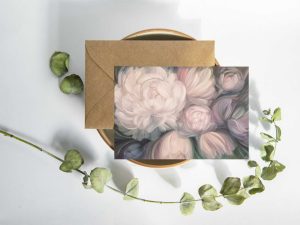 Apsveikuma kartīte "Dvēseles sapņu ziedi"