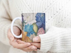 Keramikas krūze "Džungļu dziesma" 330ml