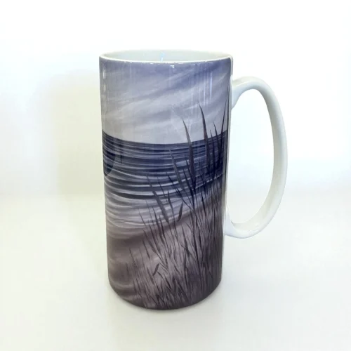 Keramikas krūze 380ml ar Elis.Artworks gleznas motīvu Jūras ainava